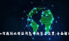 如何找到比特派钱包中的签名位置：全面解析
